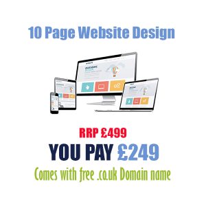 Cheap 10 page website design